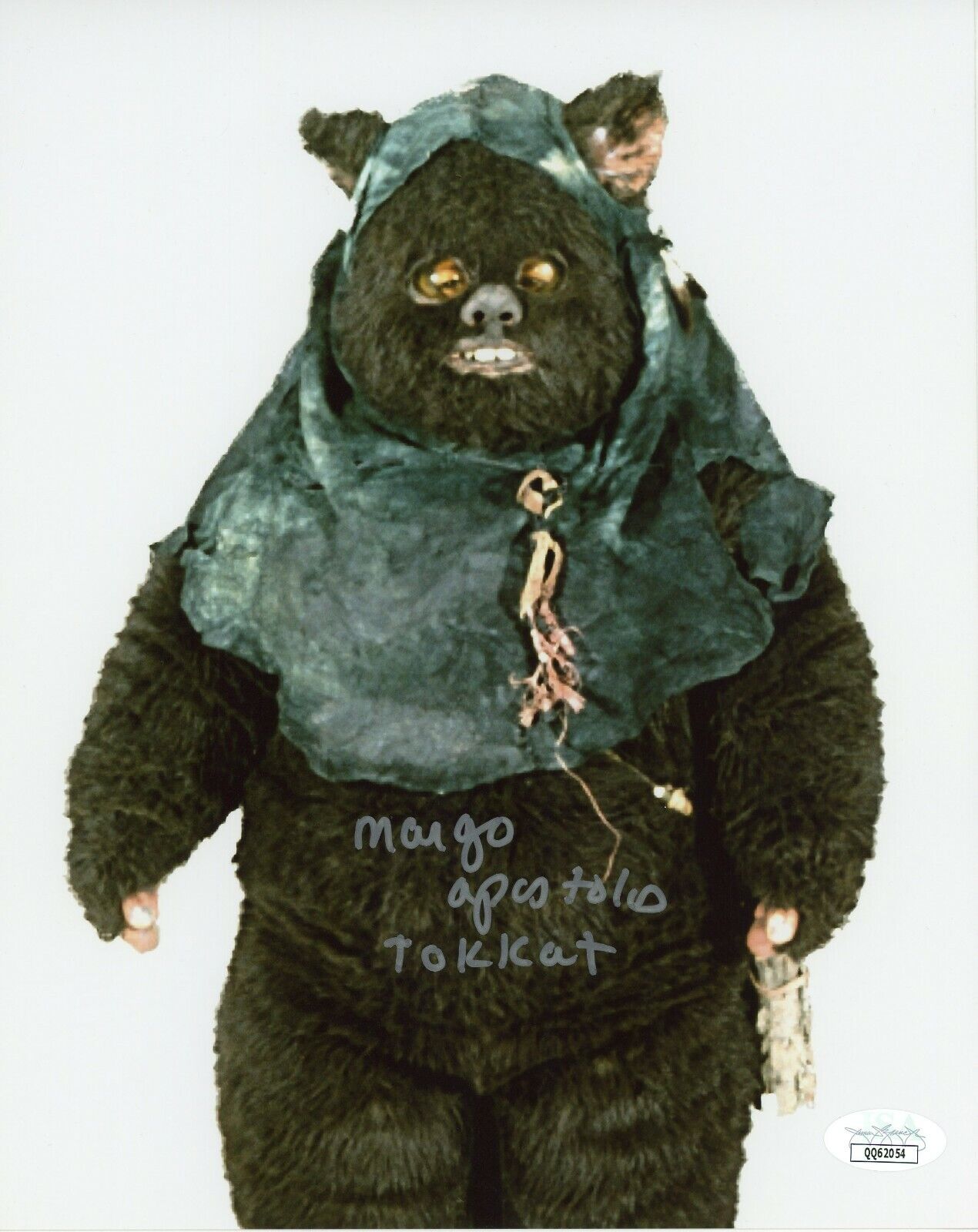 MARGO APOSTOLOS Hand-Signed Star Wars TOKKAT EWOK