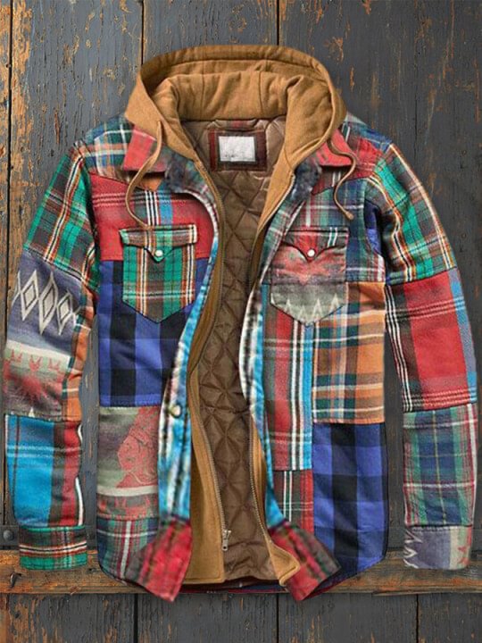 Men's thick casual loose jacket