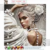Diamond Painting-DIY Crystal Rhinestone Romantic Girl