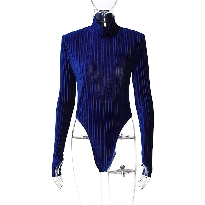 Hawthaw Women Fashion Long Sleeve Velvet Bodycon T Shirt Tops Bodysuit 2022 Spring Autumn Clothes Wholesale Items Dropshipping