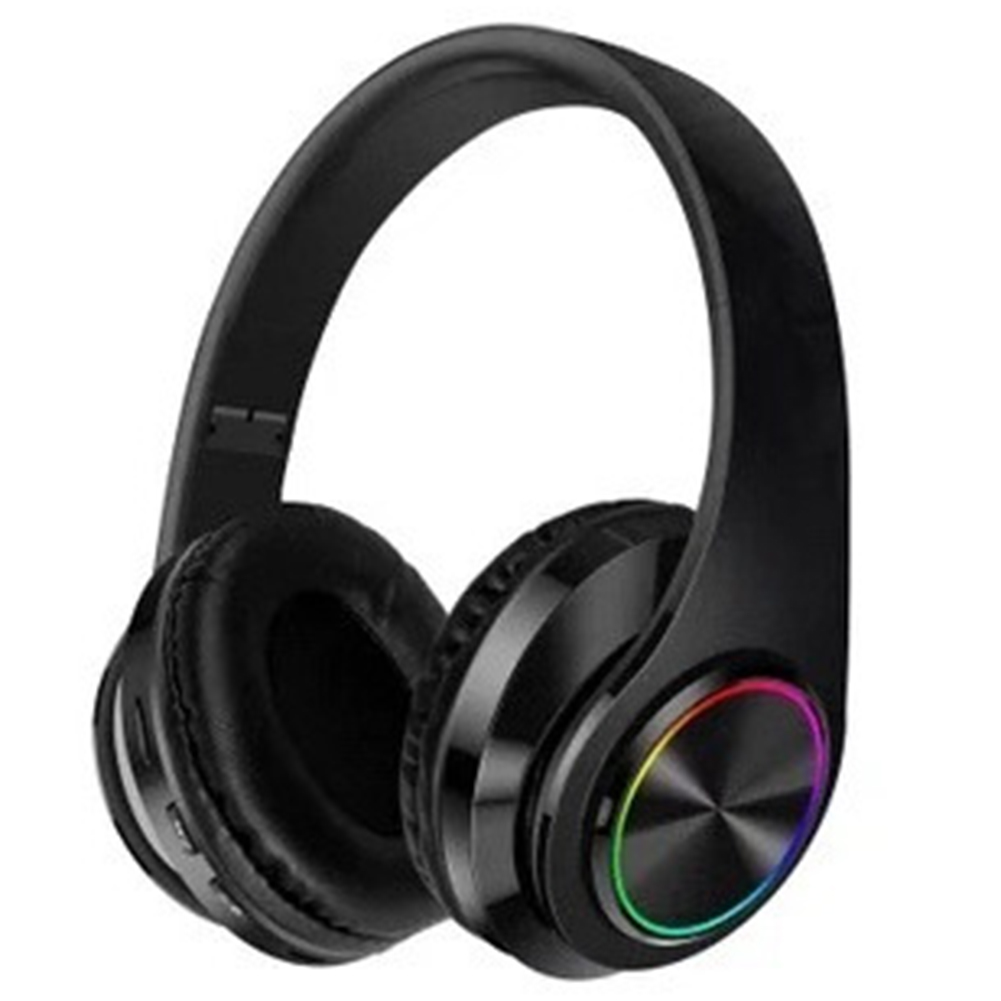 

B39 Bluetooth Headphones With Rgb Light Foldable Headset With Mic, 501 Original