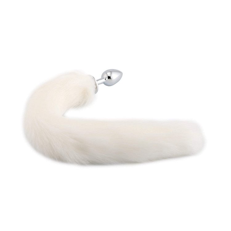 White Cat Tail Plug 16
