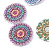 DIY Diamond Painting Mandala Pattern Portable Pocket Mirror Kit
