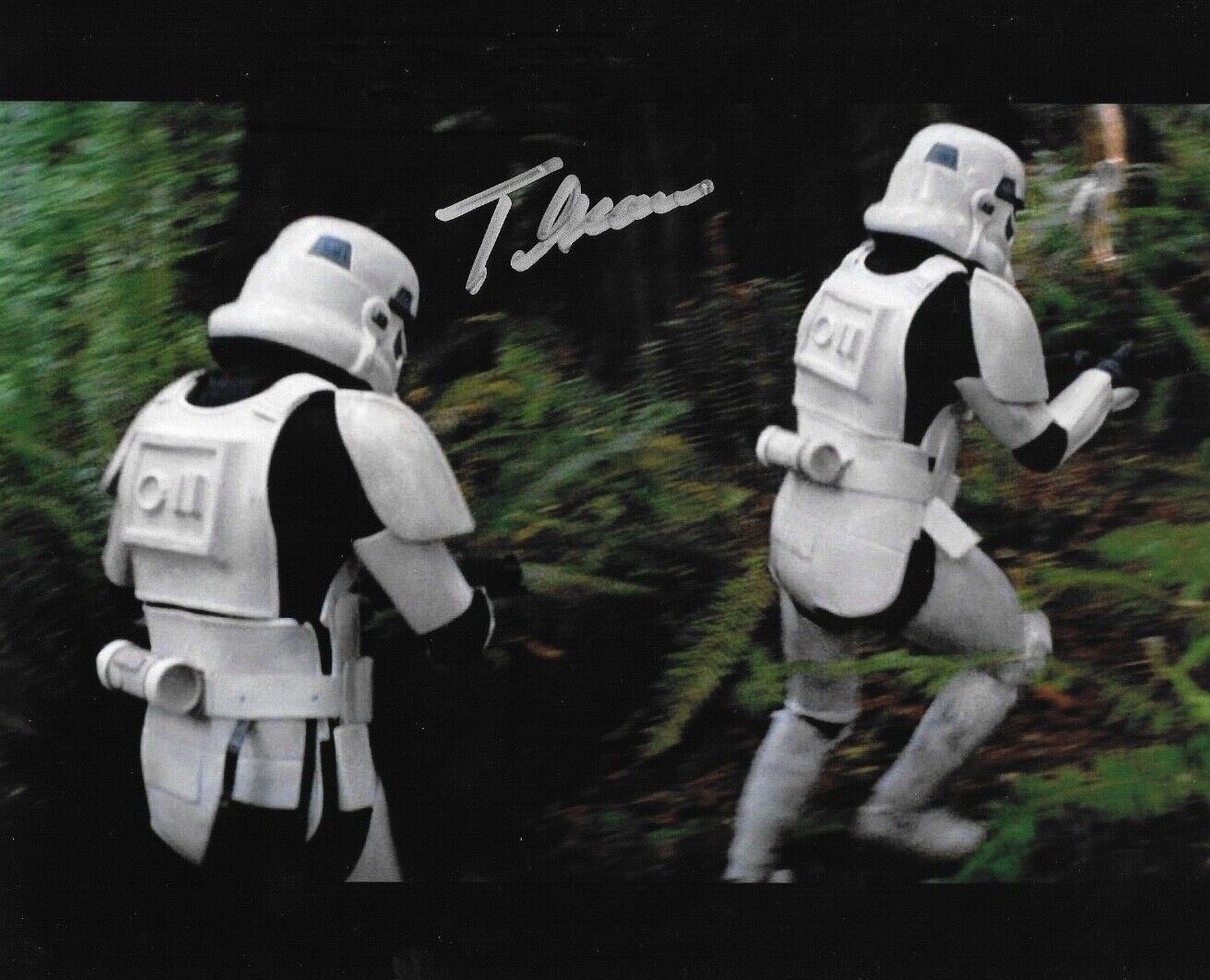 * TED GROSSMAN * signed 8x10 Photo Poster painting * GOONIES * STAR WARS STORM TROOPER * COA * 4