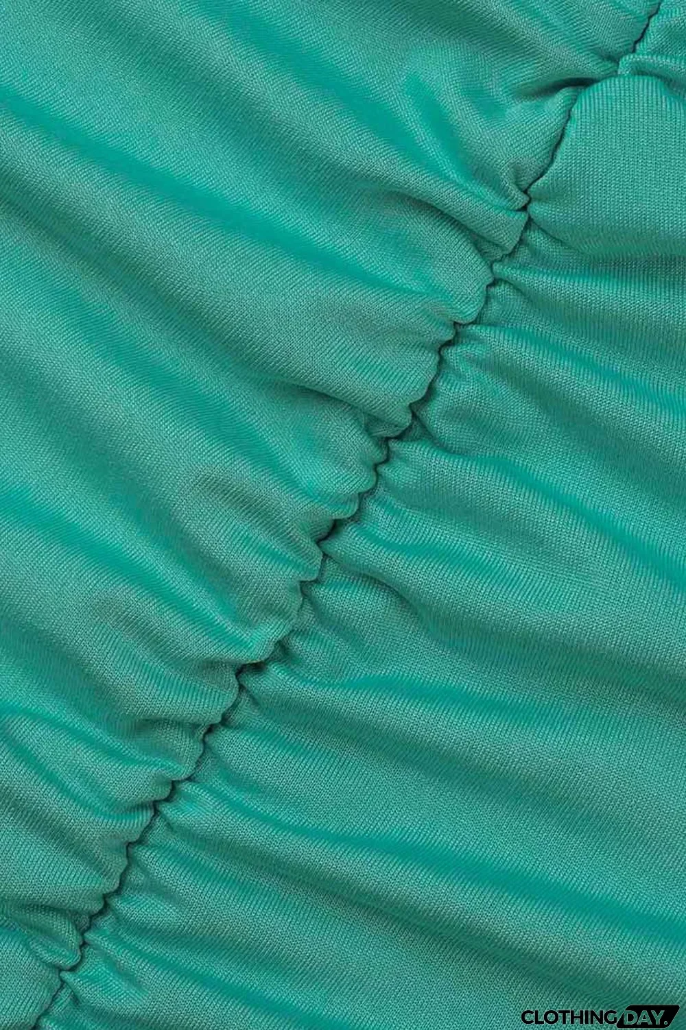 Green Fashion Street Print Patchwork Halter Sleeveless Two Pieces