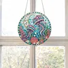 Pearl Jellyfish DIY Diamond Painting Pendant Art 9.41x8.78inch