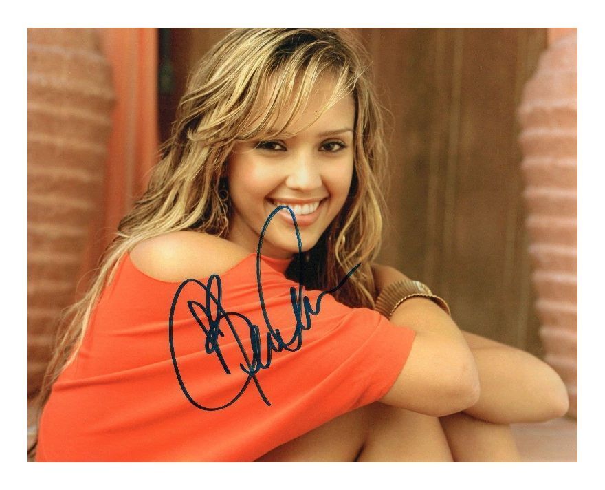 JESSICA ALBA AUTOGRAPHED SIGNED A4 PP POSTER Photo Poster painting PRINT 19