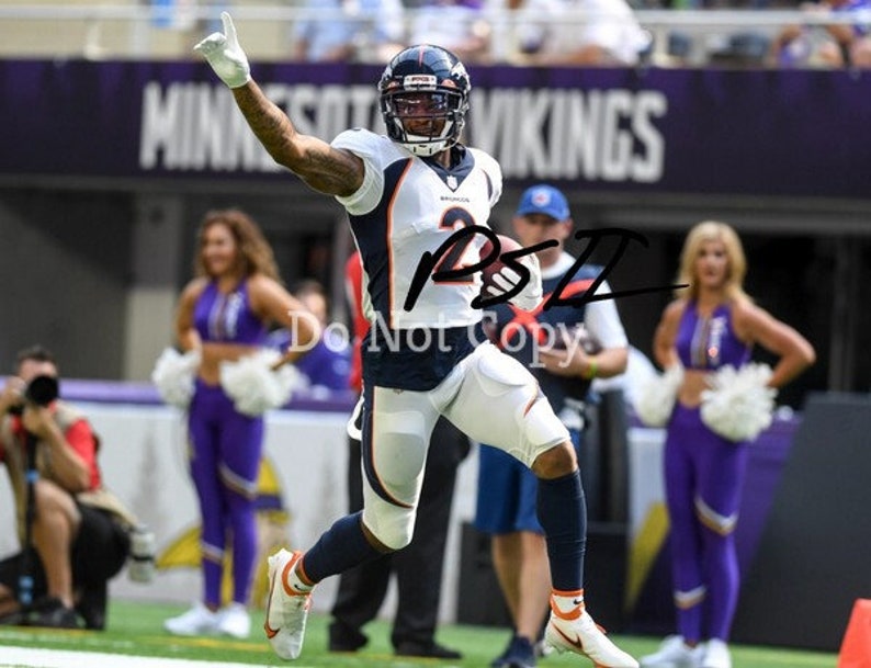 Patrick Surtain II Signed Photo Poster painting 8X10 rp Autographed NFL Denver Broncos