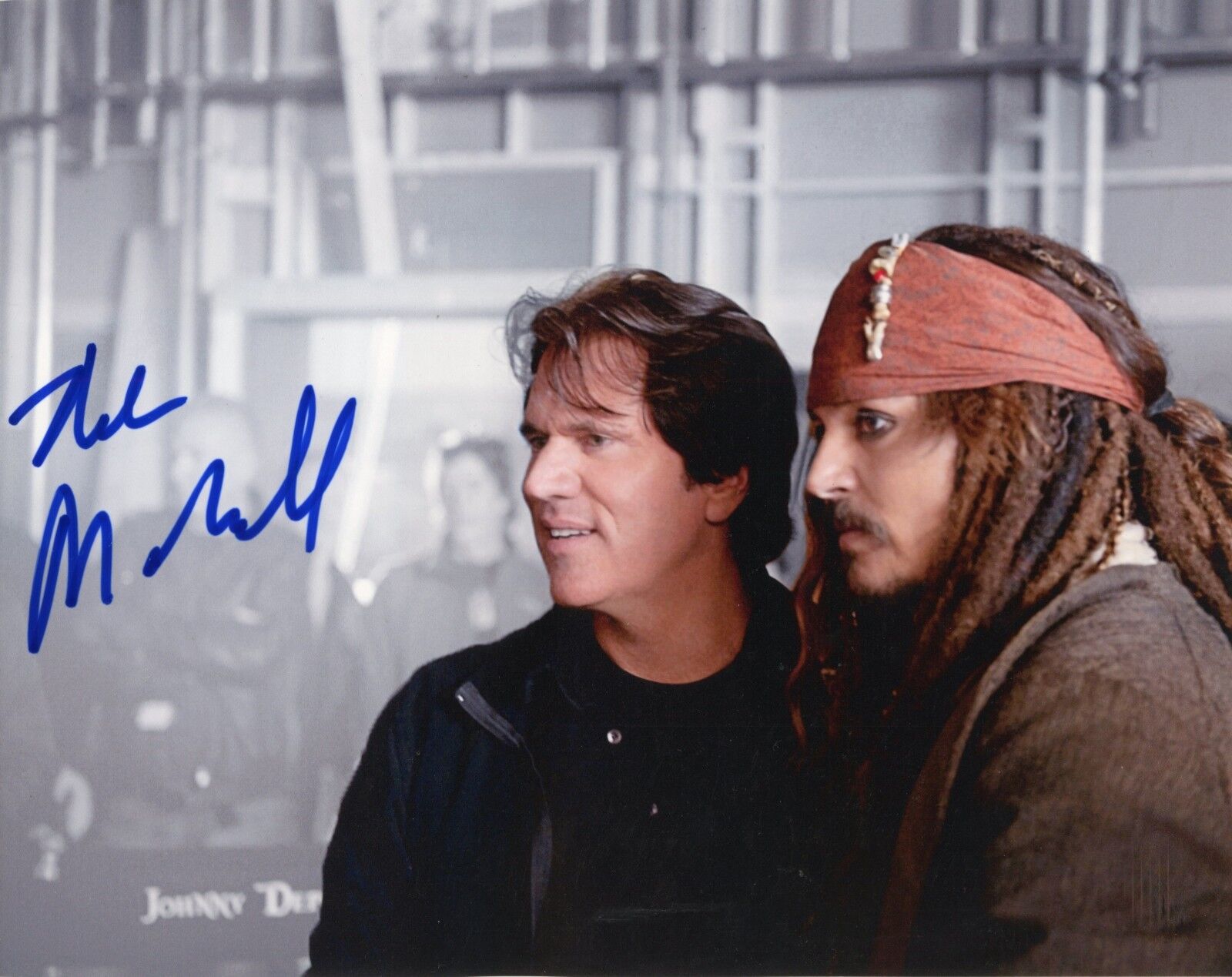 ROB MARSHALL Authentic Hand-Signed DIRECTOR Pirates of the Caribbean 8x10 Photo Poster painting