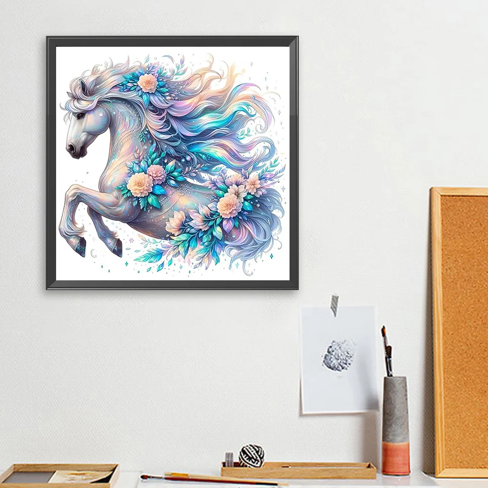 Diamond Painting - Full Square Drill - Horse(Canvas|35*35cm)