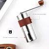 Portable Manual Coffee Grinder 304 Stainless Steel Adjustable Settings Hand-Cranked Conical Grinding Disc For Precision Brewing