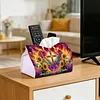 God Loving Home DIY PULeather Diamond Painting Tissue Box for Adults Beginners Large Size Diamond Art Paper Storage Holder for Living Room Bathroom Table Decor