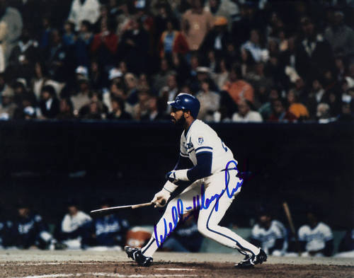 WILLIE MAYS AIKENS KANSAS CITY ROYALS SIGNED 8x10