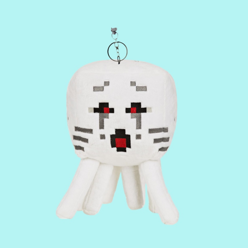Ghast Plush keychain - Ghast Plush Minecraft keychain -  Offical Minecraft Plush Shop Jjk Cat Ear Plush