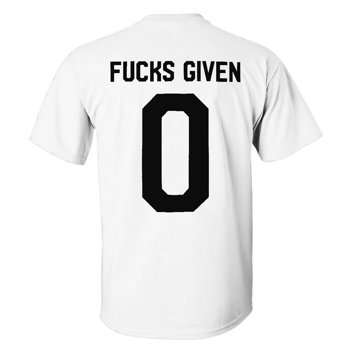 Livereid Fucks Given Printed T-shirt - Livereid