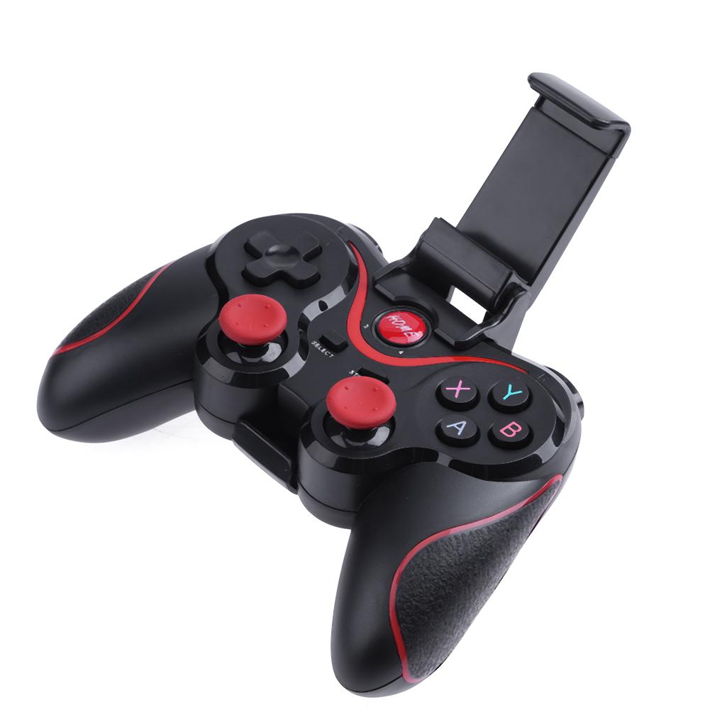 

T3 Wireless Bluetooth Gamepad Gaming Controller for Android Smartphone Smar, Black, 501 Original