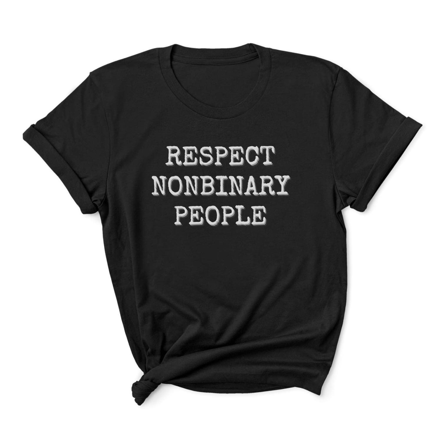 Respect nonbinary people t-shirt
