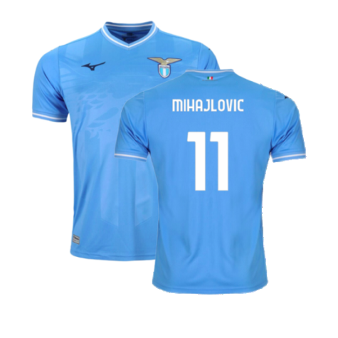 Lazio Rom Siniša Mihajlović 11 Home Shirt Kit 2023-2024