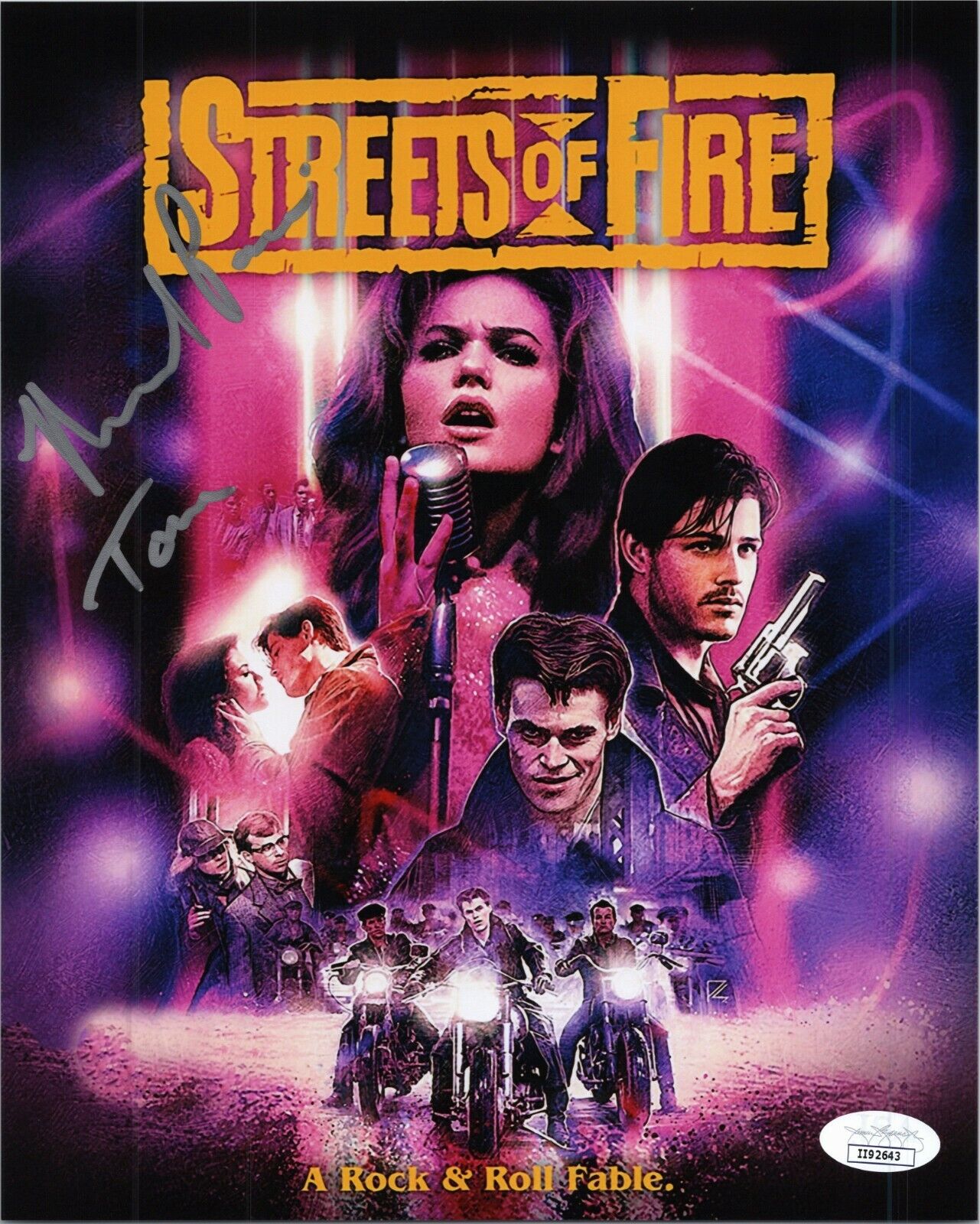 ~~ MICHAEL PARE Authentic Hand-Signed Streets of Fire