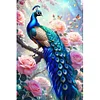 (40*60cm)Peacock - Full Round Drill Diamond Painting