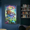 Rainbow Wonderland - runder Bohrer Diamond Painting - 45*70cm (große Größe Teil-AB-Bohrer)