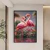 Flamingo-11CT Stamped Cross Stitch 40*60cm/15.75*23.62in  tapestrymarket