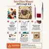 Hot Tea Glass Mosaic DIY Craft Kit &ndash; Framed Halloween Wall Art