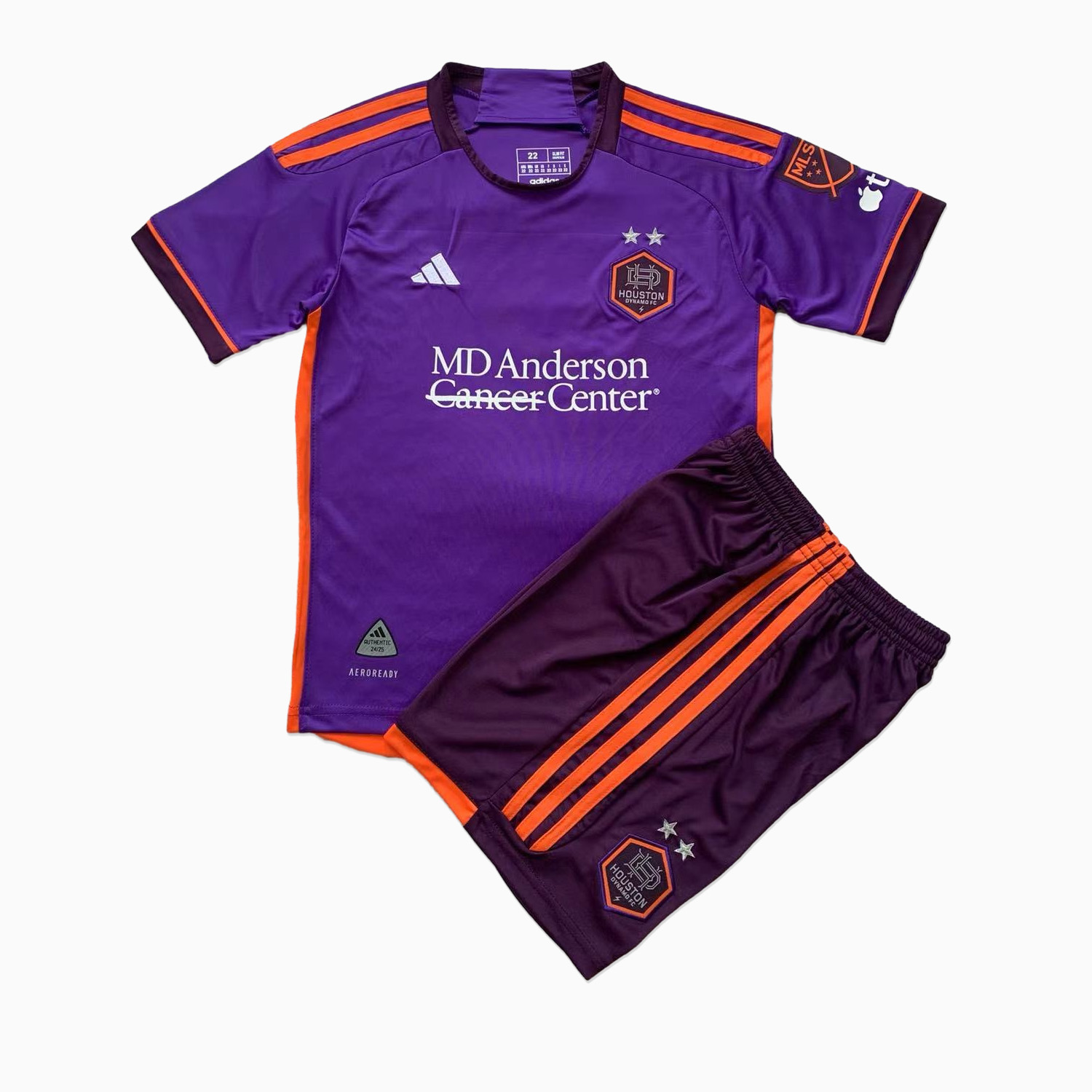 Houston Dynamo 2024 Away Stadium Kids Kit