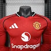2025/2026 Player Version Long Sleeve Manchester United Home Football Shirt 1:1 Thai Quality