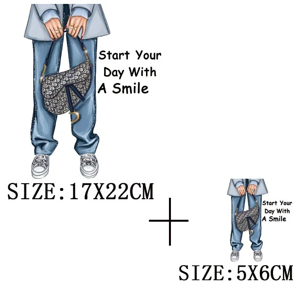 Beautiful Legs Thermal Stickers On T-shirt DIY Washable Iron On Transfers For Clothing Funny Design Patches On Clothes Appliqued