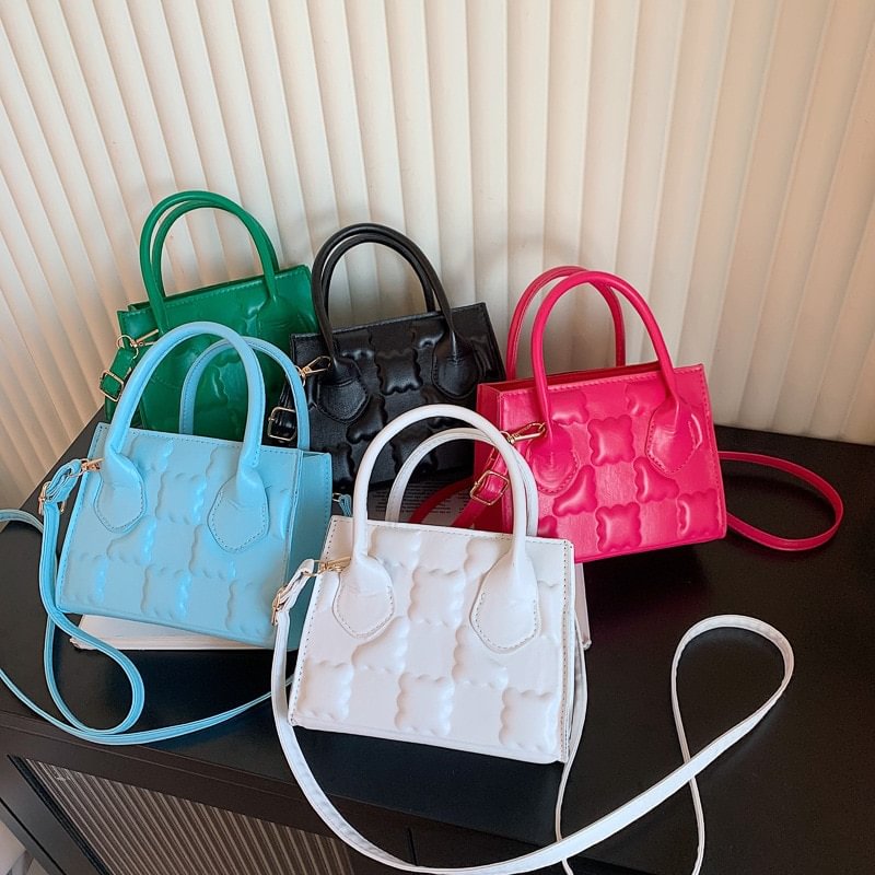New Fashion Zipper Pressure Flowers Large Capacity Dating Handbags Casual Versatile and Adjustable Shoulder Strap Messenger Bag US Mall Lifes