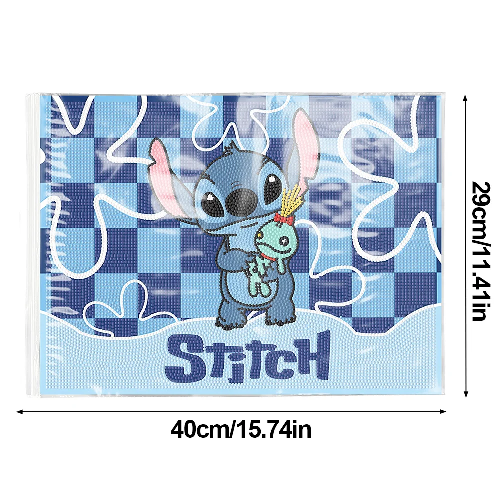 DIY Stitch Diamond Painting Placemat Diamond Crafts Projects for Kids Adults