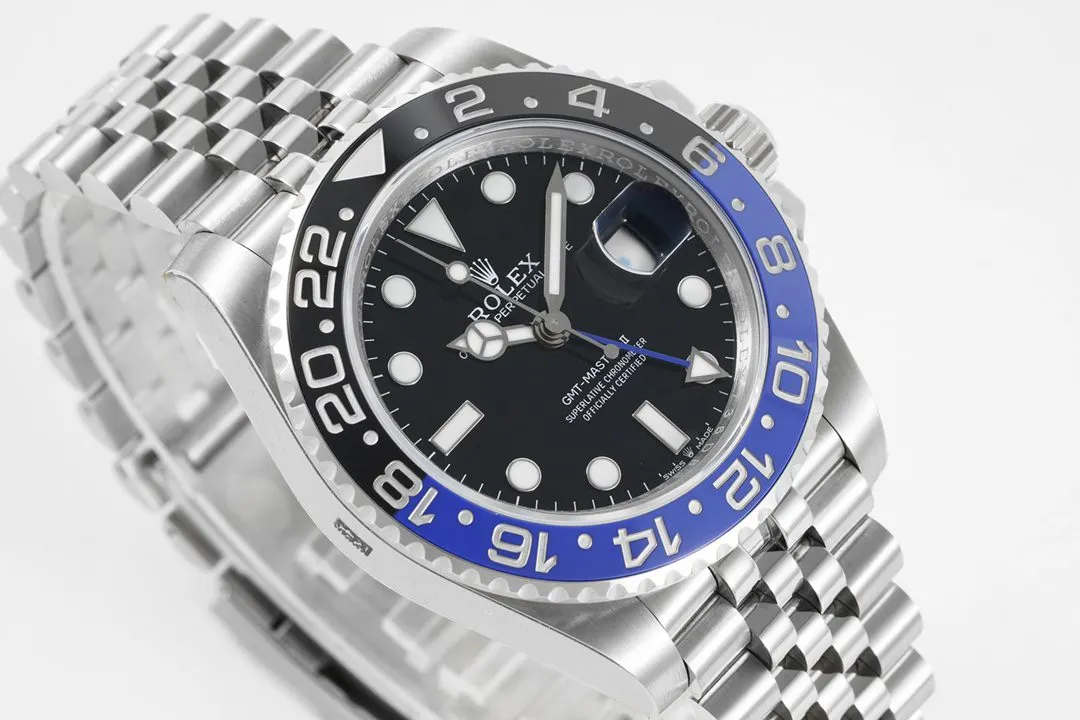 GS厂V4版Rolex劳力士GMT Master II 格林尼治型II系列m126710blnr-0002腕表(黑蓝可乐圈) - 阿默表行AmoWatch