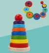 Rainbow Tower Ring Stacking Game for Kids &ndash; Embarking on a Child's Educational Development Journey