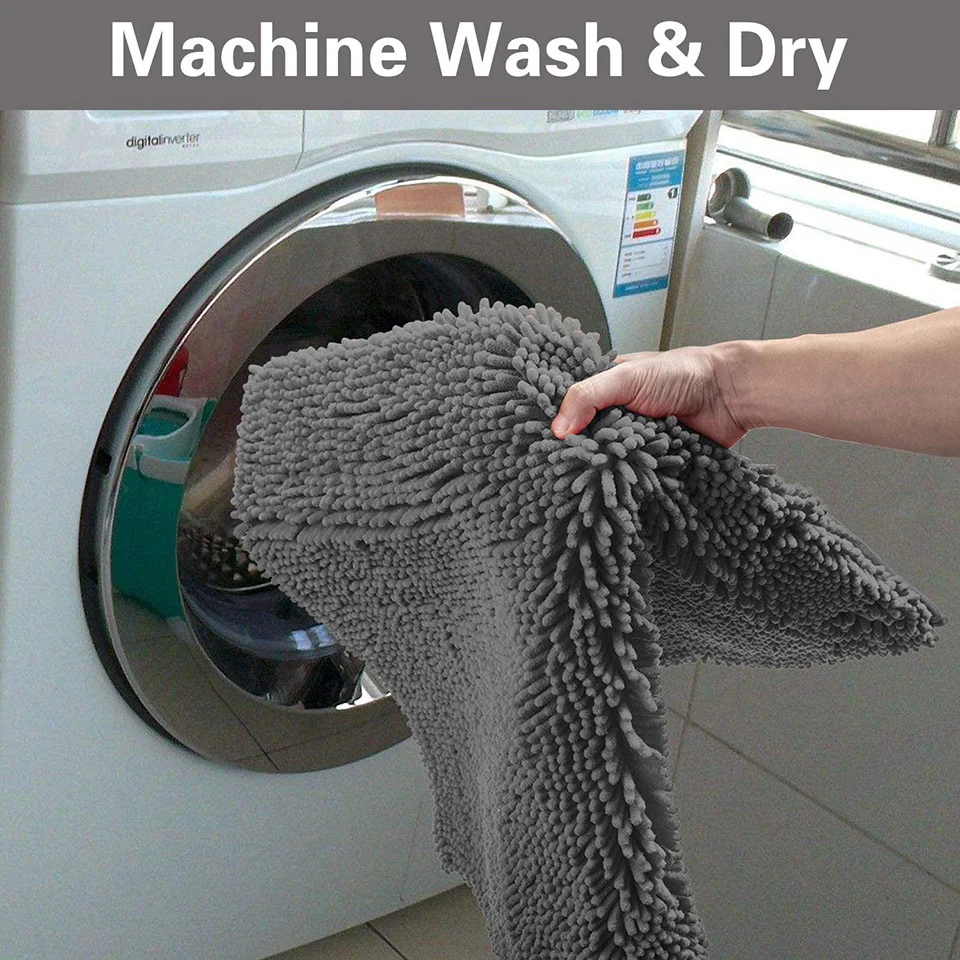 Announcing Muddy Mat - Luxurious Floor Mat, Perfect for Bathroom, Kitchen, Indoors and Out, Machine Washable/Dryer Safe