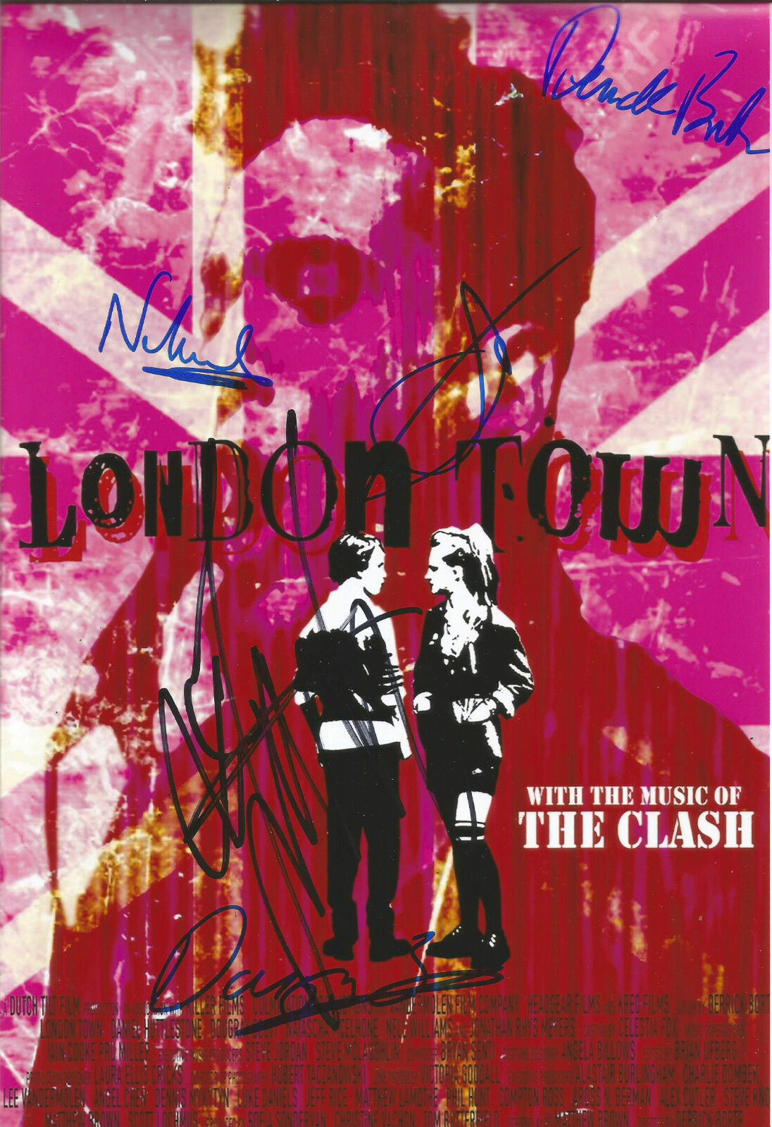 London Town Multi-Signed 12x8 Photo Poster painting AFTAL *SIGNED BY 5*