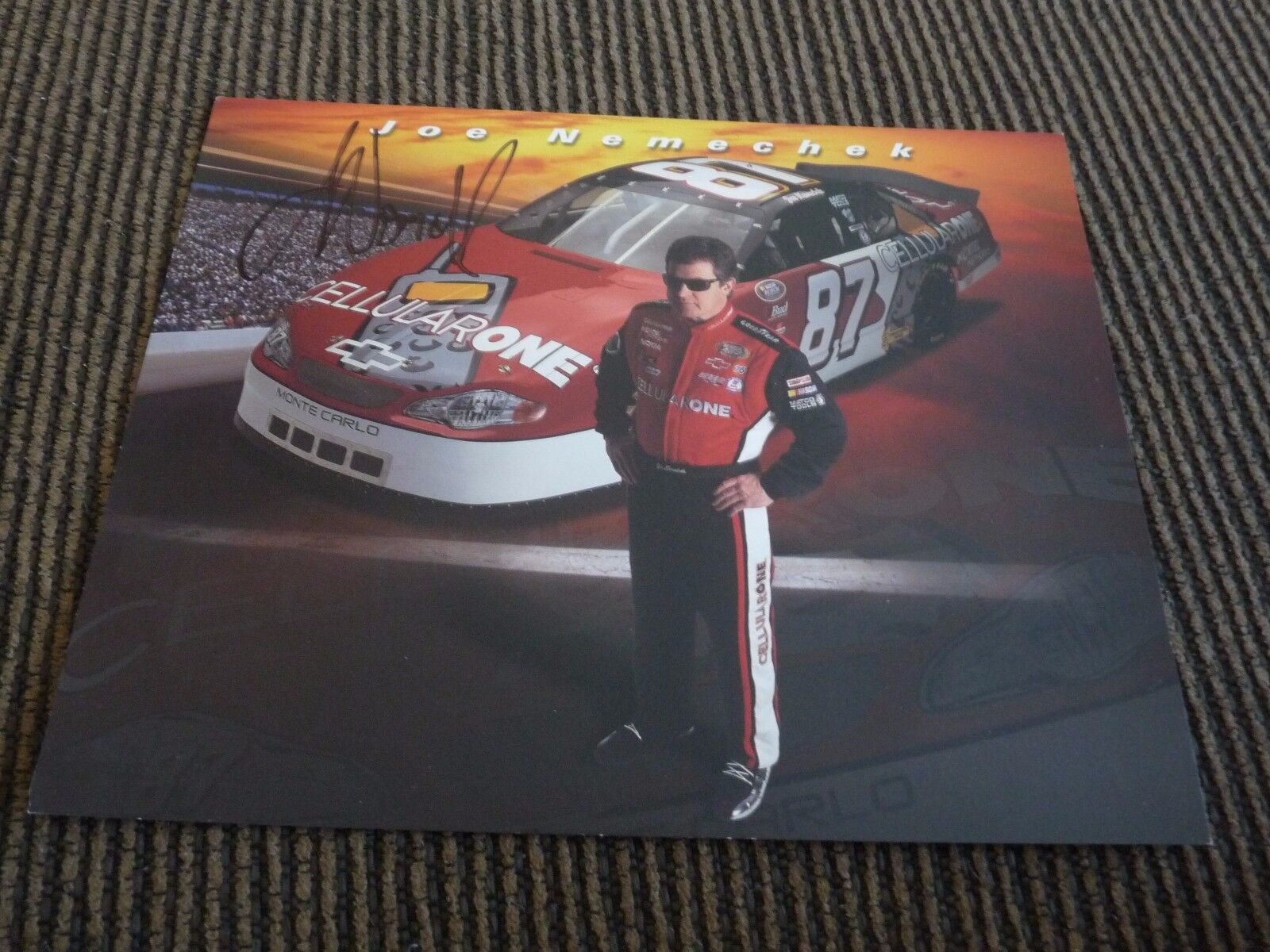 Joe Nemechek Signed Autographed Nascar 8 x 10