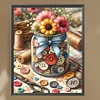 Boutons &agrave; coudre-peinture au diamant carr&eacute;-40*50cm