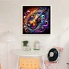 Elegant Violin-11CT Stamped Cross Stitch 40*40cm