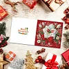 6Pcs Diamond Painting Xmas Atmosphere Greeting Cards Congratulations Cards & Gifts