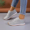 Gioiacombo&trade; Sneaker casual traspiranti con paillettes alla moda da donna