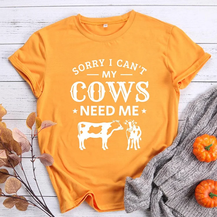 PSL - My cows need me T-Shirt Tee -04876