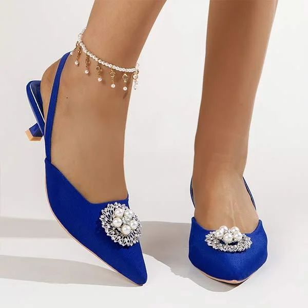 Women's Pointed-toe Rhinestone High Heel Sandals shopify Stunahome.com