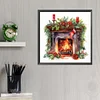 Diamond Painting -DIY Round Drill Fireplace
