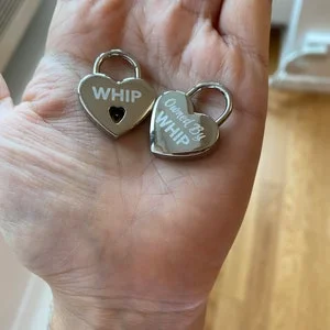 pornhint Pornhint Engraved "Owned By Whip" Chastity Lock