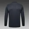 2025 Argentina Half-Pull Training Suit Dark Gray Football Shirt 1:1 Thai Quality