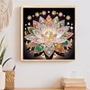 White Lotus speziell geformte 5D-DIY-Teilbohrer-Diamant-Kunstkit-Dekoration 30x30cm