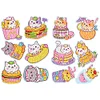 2 Sheets Diamonds Painting DIY Cartoon Animals Sticker