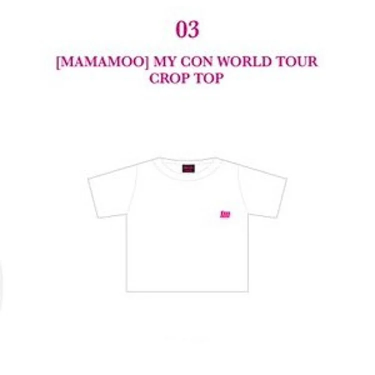 MAMAMOO World Tour MY CON Crop Top