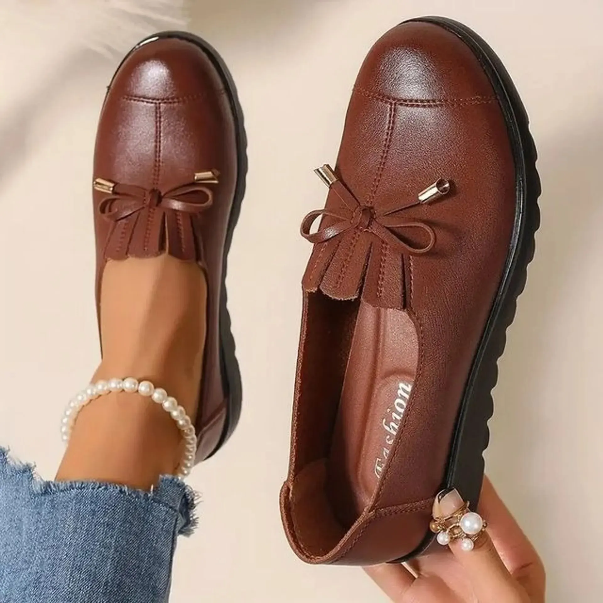 Phaedra slip-ons